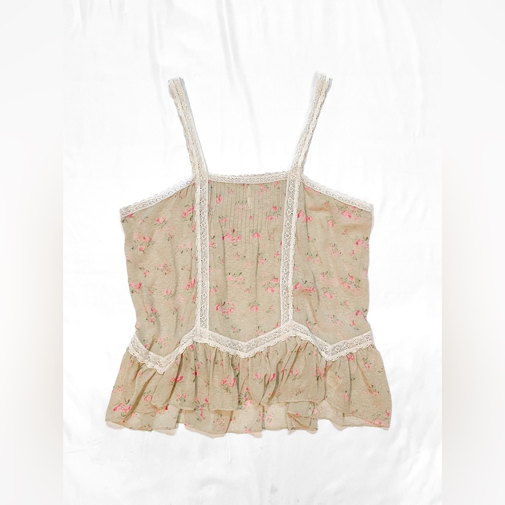 Free People Sheer Beige Top • NWT - Picture 5 of 9